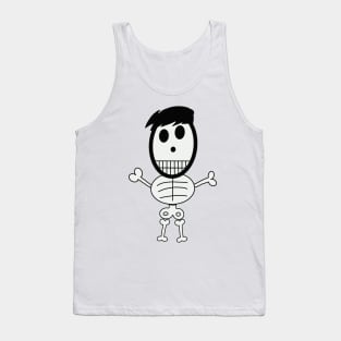 Cute skeletons doodle style Tank Top